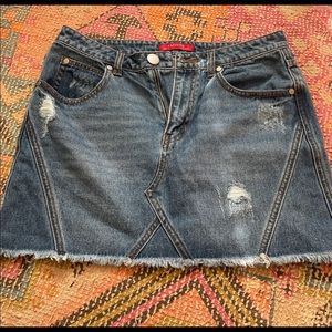 NWOT Caffeine Denim Skirt Size M Never Worn